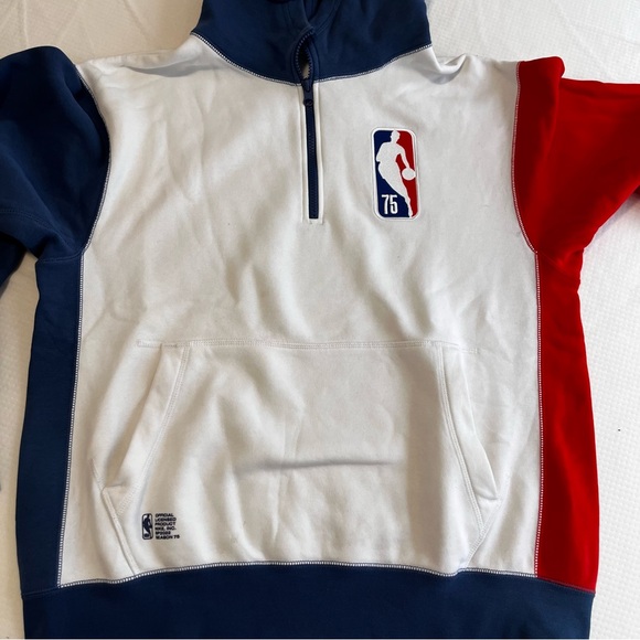 NBA Nike Team 31 75th anniversary courtside fleece half-zip hoodie Size Medium - Picture 3 of 13